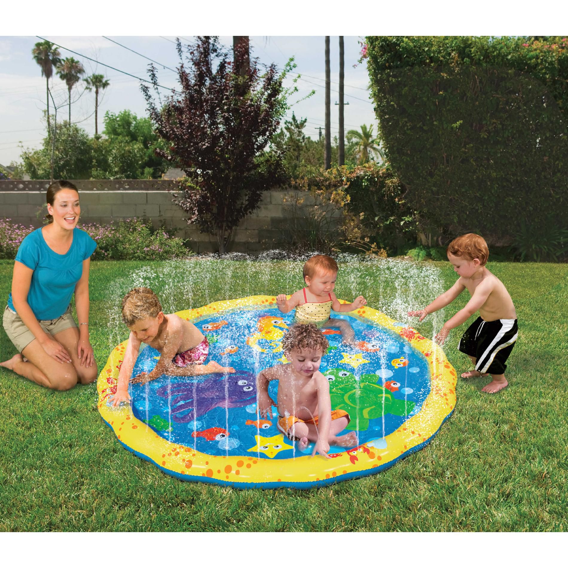 Sprinkle \u2018N Splash Water Play Mat: Backyard Toddler Toys from Kmart